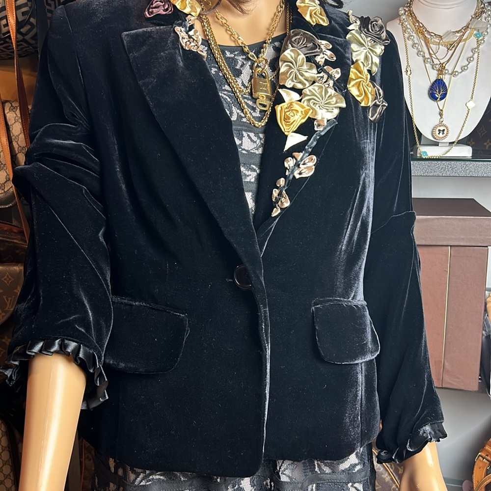 Blazer jack  black velvet